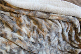 Tache Luxurious Russian Lynx Faux Fur Throw Blanket (DY12) from Tache Home Fashion
