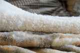 Tache Luxurious Russian Lynx Faux Fur Throw Blanket (DY12) from Tache Home Fashion