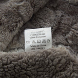 Tache Silver Snow Giraffe Faux Fur Throw Blanket (DY16)