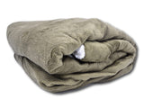 Tache Super Soft Evergreen Micro Fleece Green Sherpa Throw Blanket from Tache Home Fashion