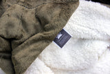 Tache Super Soft Evergreen Micro Fleece Green Sherpa Throw Blanket from Tache Home Fashion