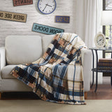 Tache Super Soft Winter Cabin Flannel Throw Blanket from Tache Home Fashion