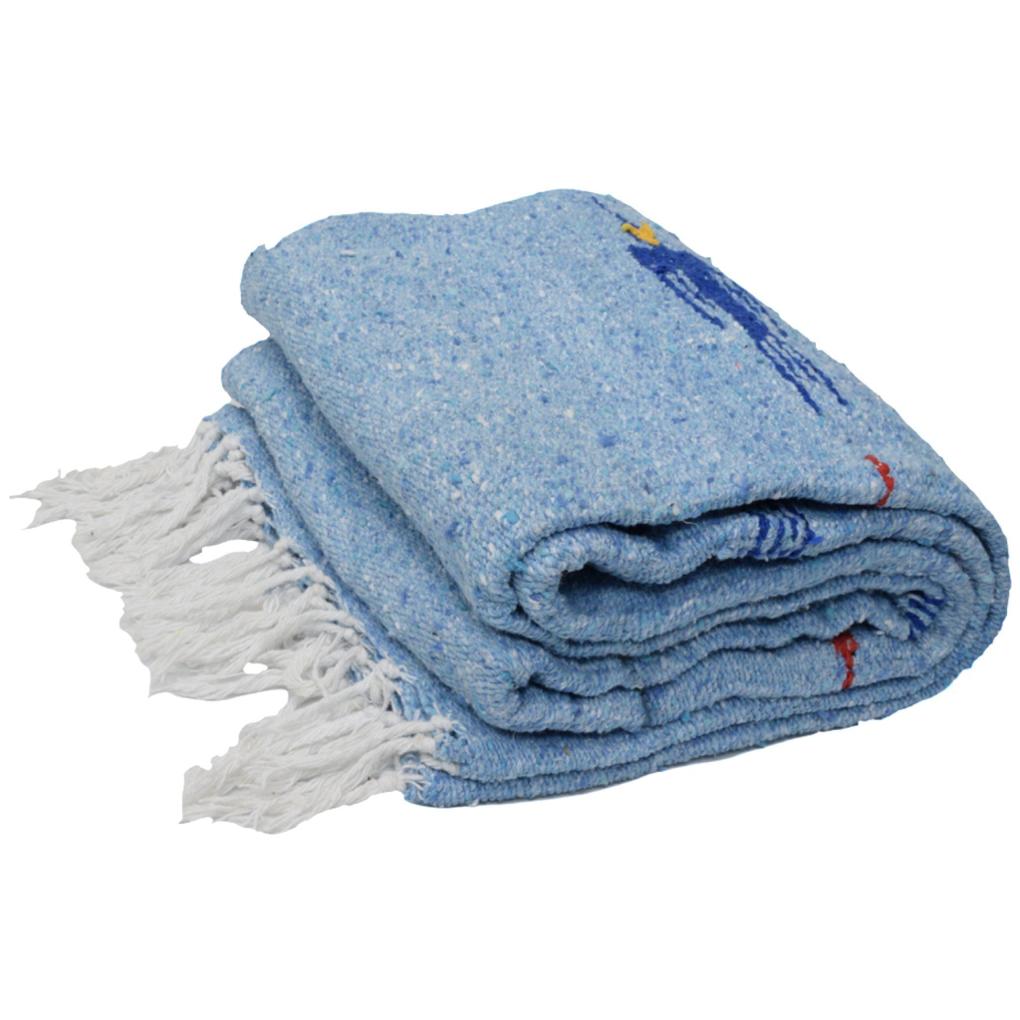 Sky Blue Baja Thunderbird Blanket from West Path