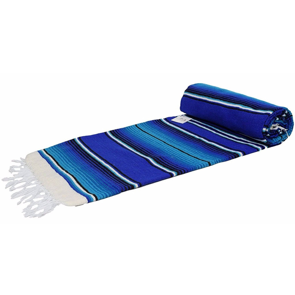Blue Serape Isla Blanket From West Path