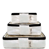 Cotton Packing Cubes, 3-pack Cream From Bag-all