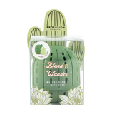 Desert Sage | Blend & Wander Makeup Sponge with Cactus Case from Profusion Cosmetics