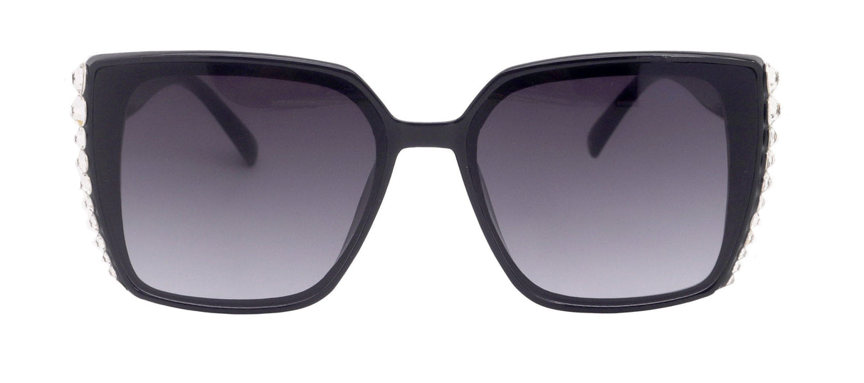 Aurora Bling Women Sunglasses Clear Genuine European Crystals, 100% UV Protection. NY Fifth Avenue From NY Fifth Avenue
