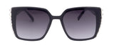 Aurora Bling Women Sunglasses Clear Genuine European Crystals, 100% UV Protection. NY Fifth Avenue From NY Fifth Avenue