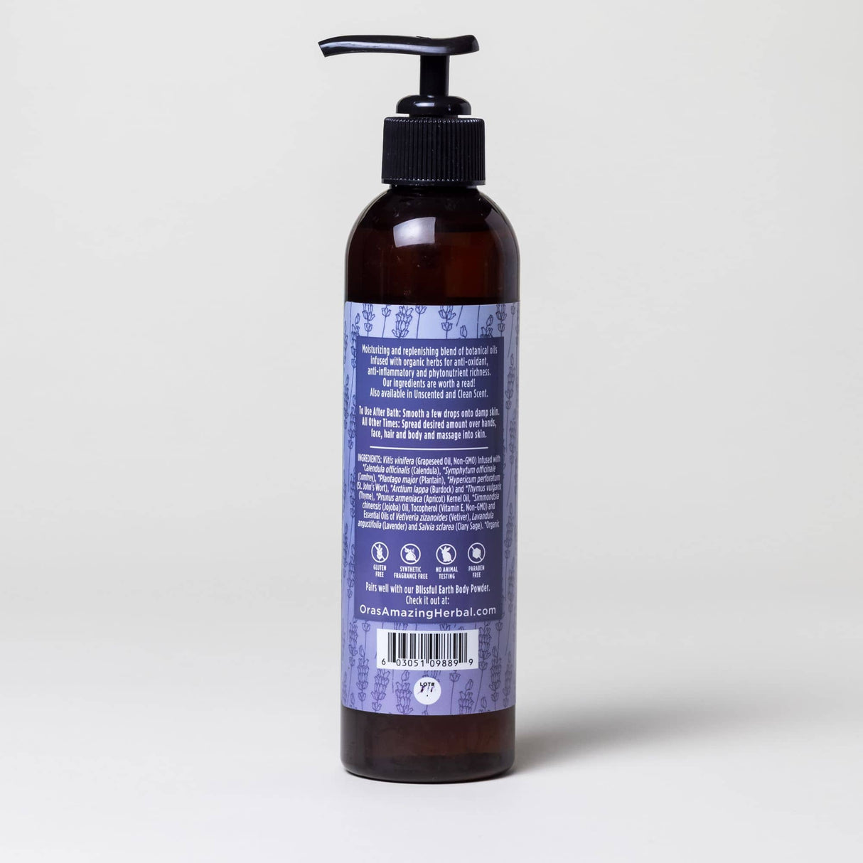 Body Oil, Blissful Earth from Ora's Amazing Herbal