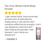 Talc Free Body Powder, Blissful Earth Lavender Scent from Ora's Amazing Herbal