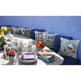 Block Island Hand-Embroidered Pillow from Quirks!