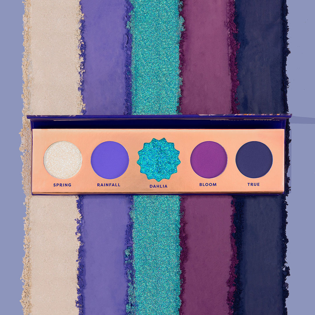 Blooming Hues 5 shade palette from Profusion Cosmetics