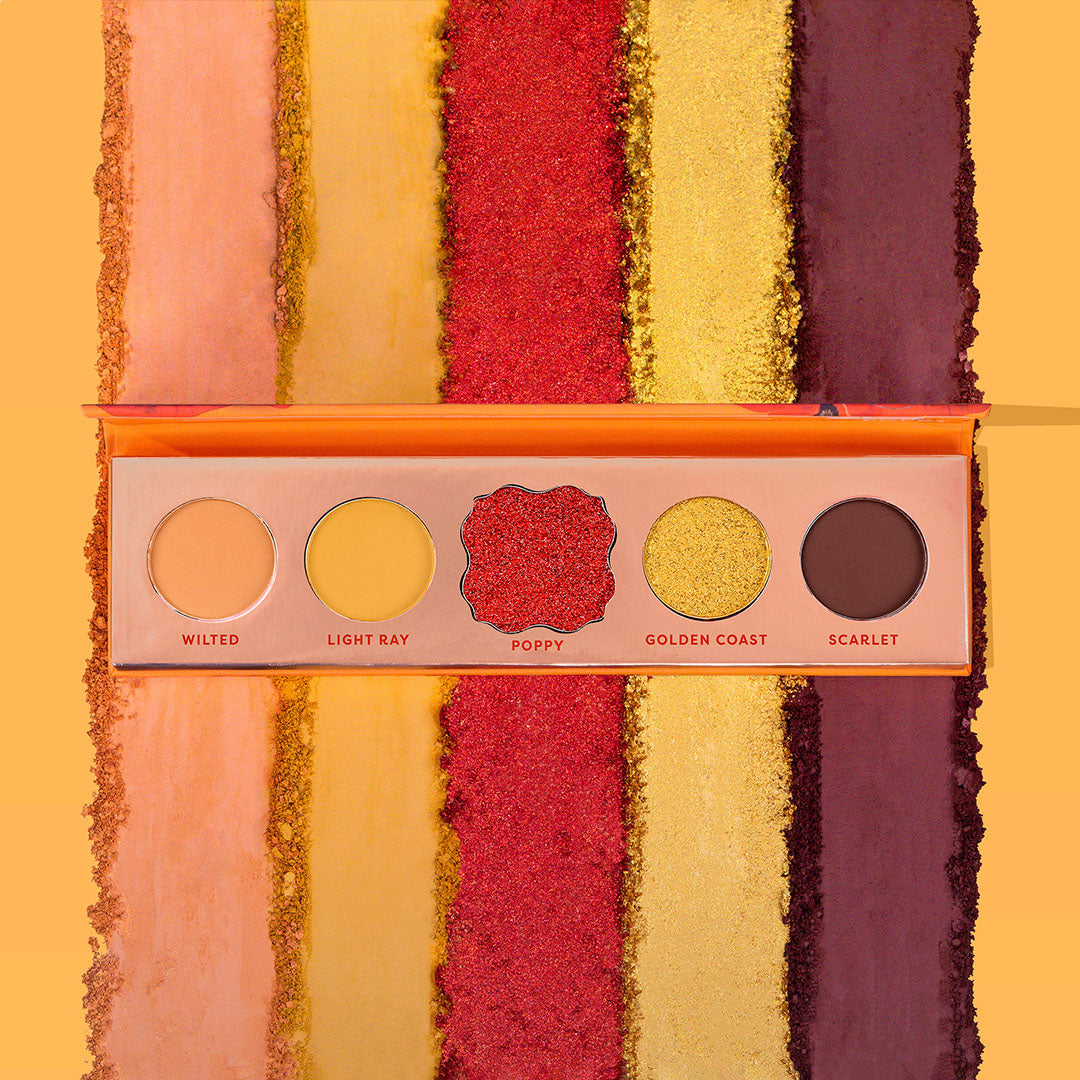 Blooming Hues 5 shade palette from Profusion Cosmetics