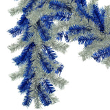 Blue & Silver Christmas Garland from Lee Display