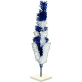Blue & White Layered Tinsel Christmas Tree from Lee Display