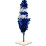 Blue & White Layered Tinsel Christmas Tree from Lee Display