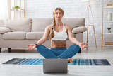 Yoga Mat | 6mm Thick | Blue | Non-Slip | Eco Friendly | Yune Yoga | Diamond from Yune Yoga