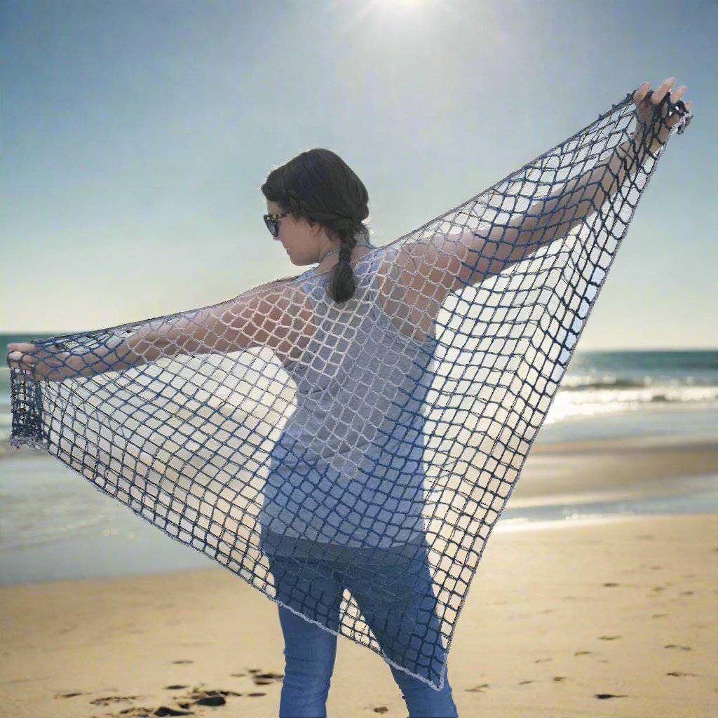 Blue Jay Lattice Shawl - Crochet Pattern from Darn Good Yarn