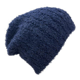 Navy Loop Knit Alpaca Beanie from SLATE + SALT