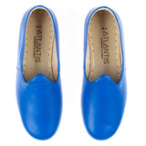 Men's Blue Slip On Shoes from Atlantis Handmade Shoes