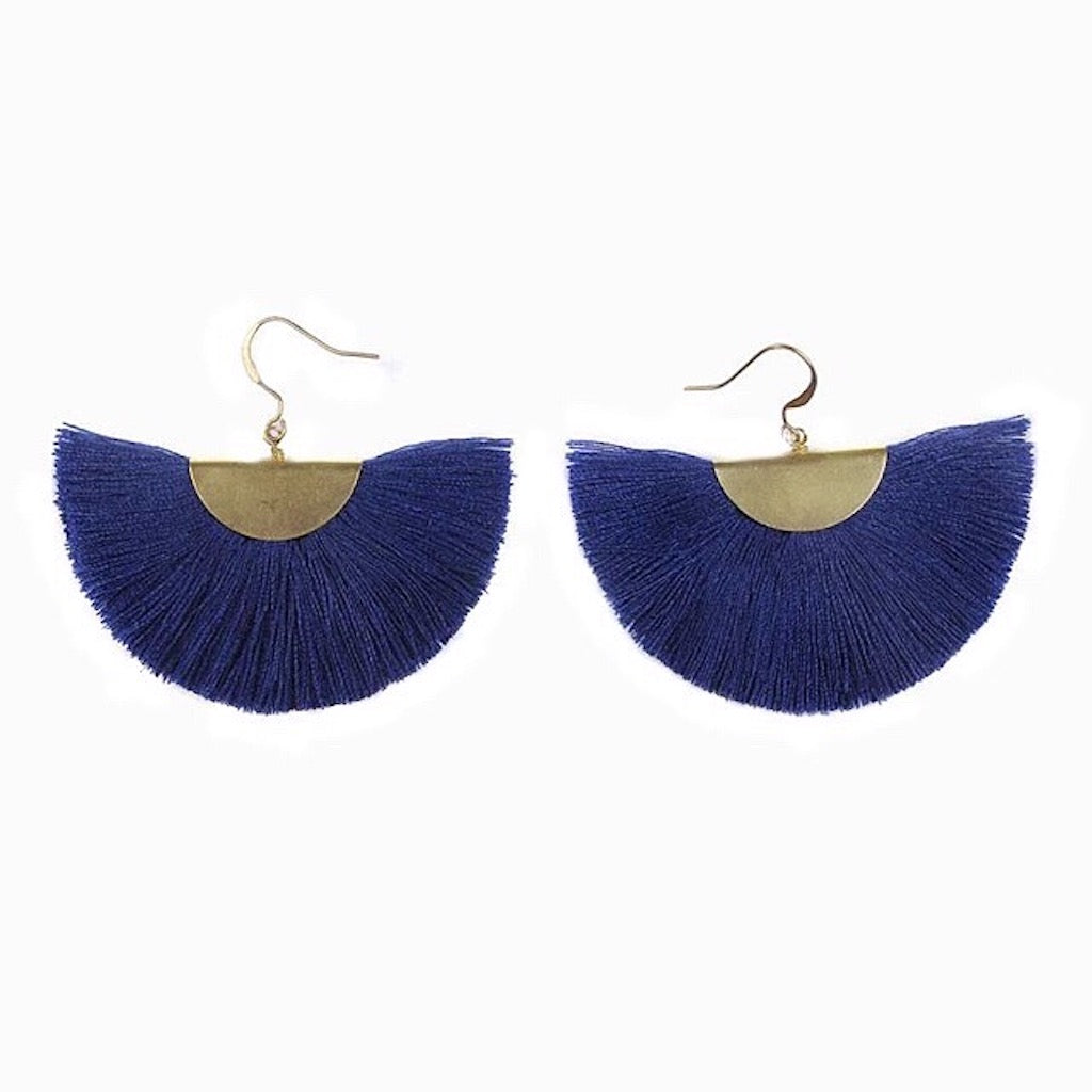 Half Moon Fan Earrings from SLATE + SALT