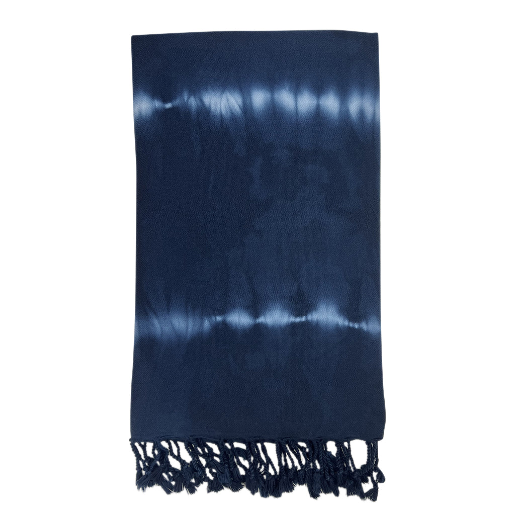 Navy Tie Dye Turkish Beach Towel from SLATE + SALT