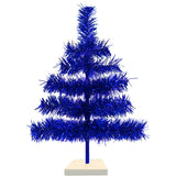 Blue Tinsel Christmas Tree from Lee Display