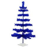 Blue Tinsel Christmas Tree from Lee Display