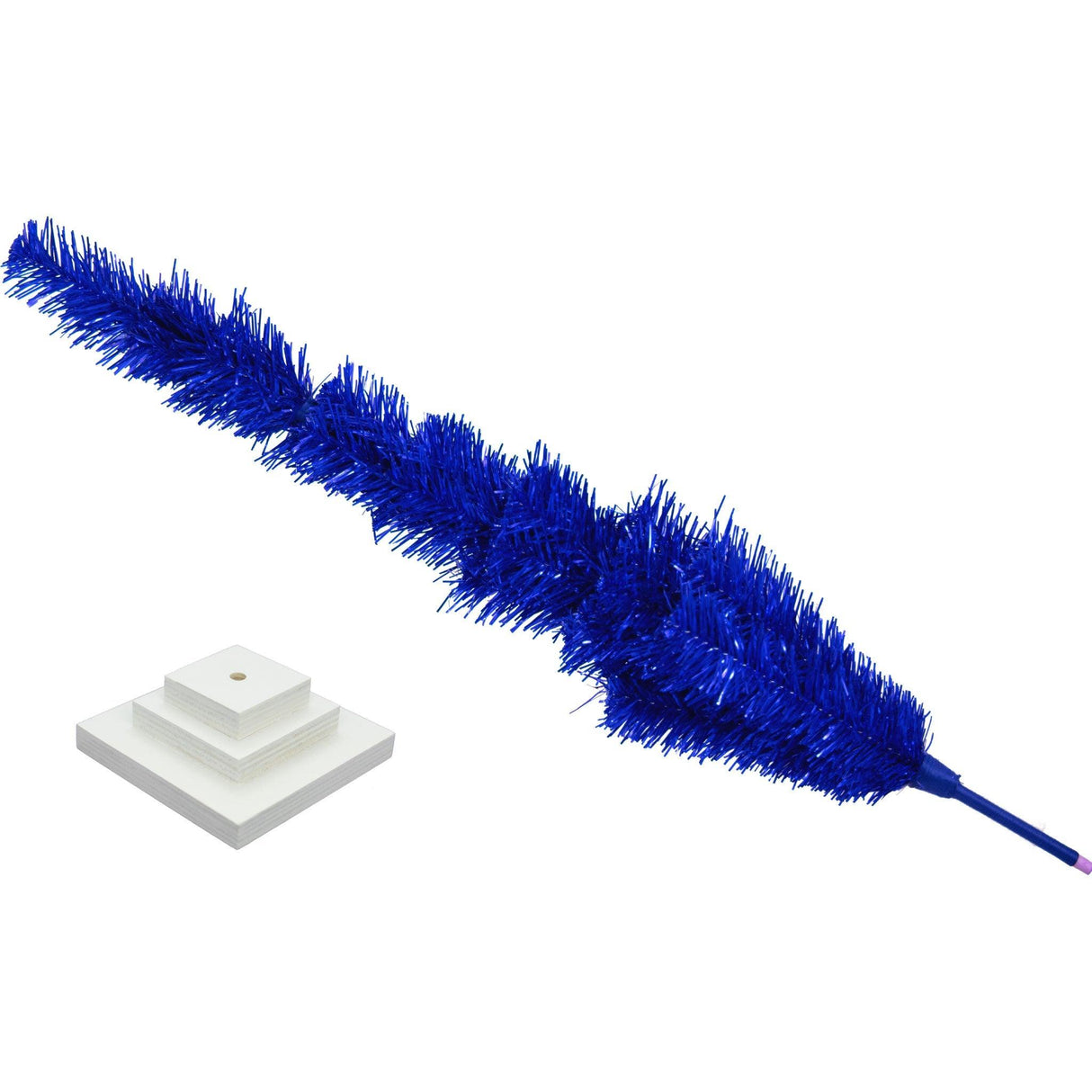 Blue Tinsel Christmas Tree from Lee Display