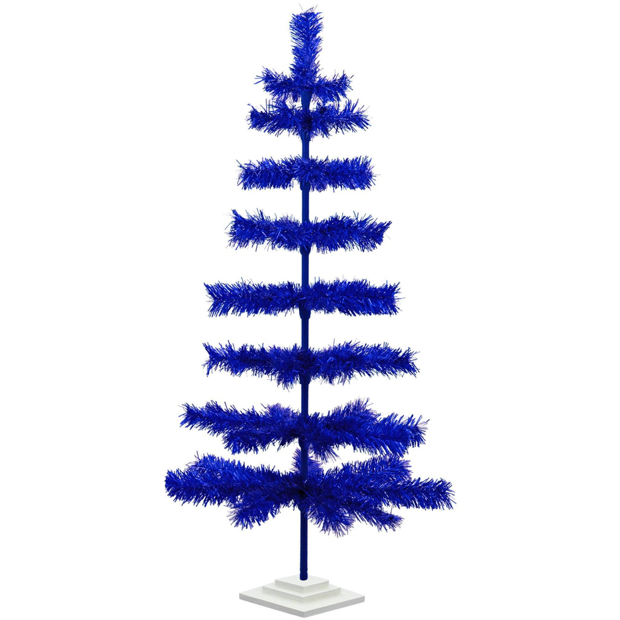 Blue Tinsel Christmas Tree from Lee Display