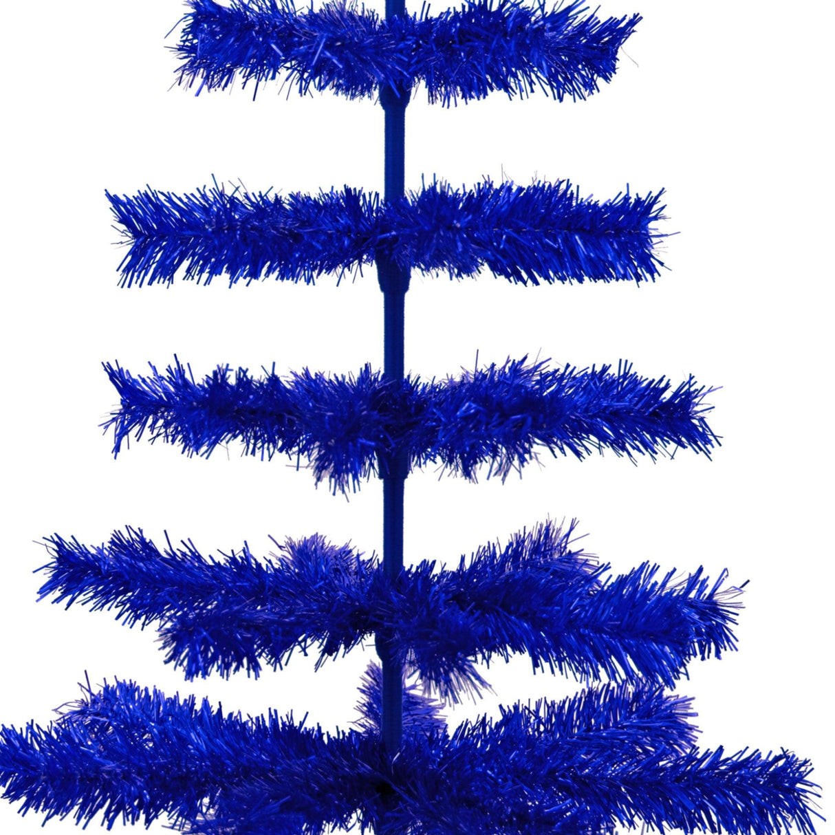 Blue Tinsel Christmas Tree from Lee Display