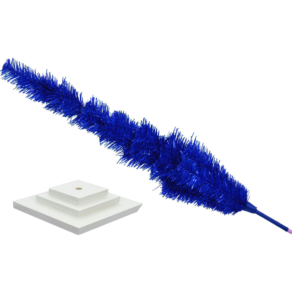 Blue Tinsel Christmas Tree from Lee Display