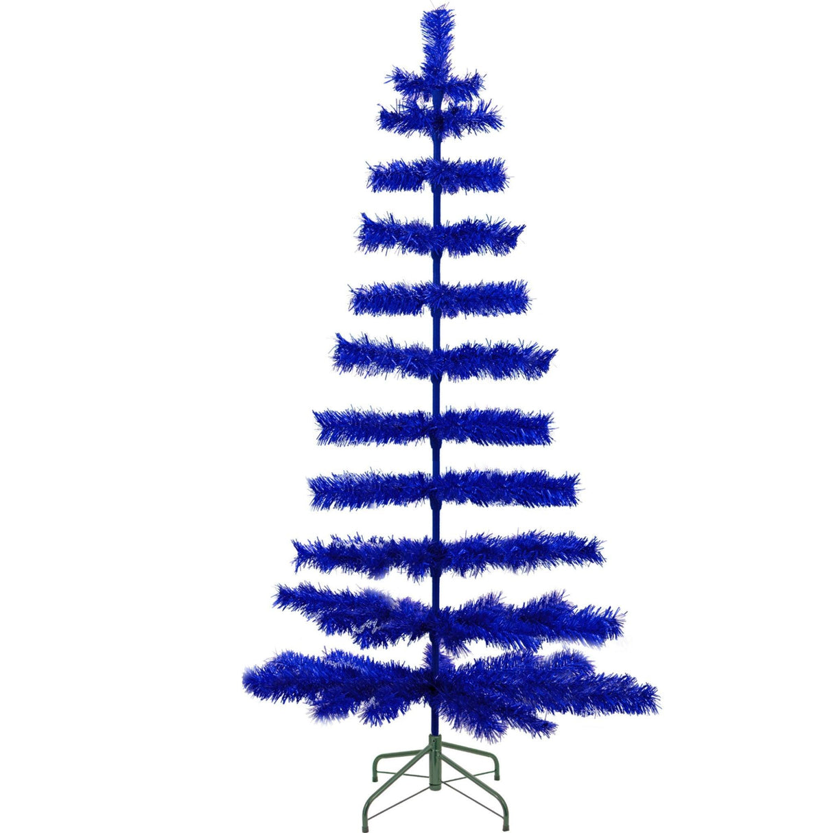 Blue Tinsel Christmas Tree from Lee Display