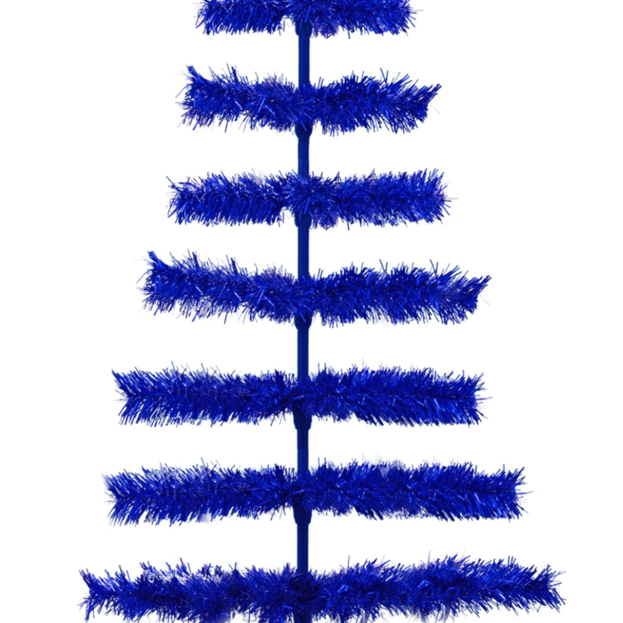 Blue Tinsel Christmas Tree from Lee Display