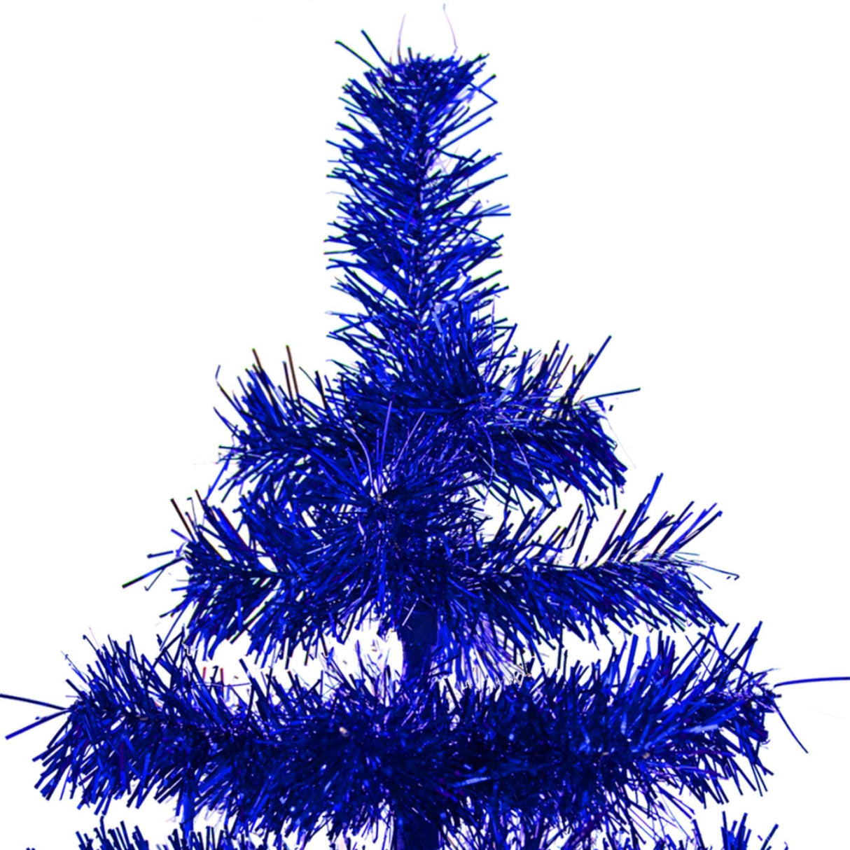Blue Tinsel Christmas Tree from Lee Display
