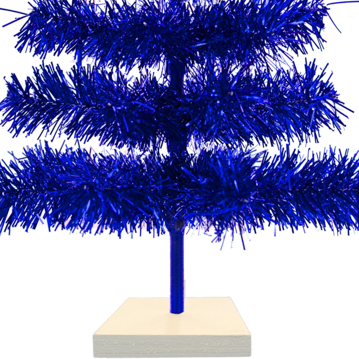 Blue Tinsel Christmas Tree from Lee Display