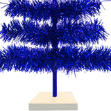 Blue Tinsel Christmas Tree from Lee Display
