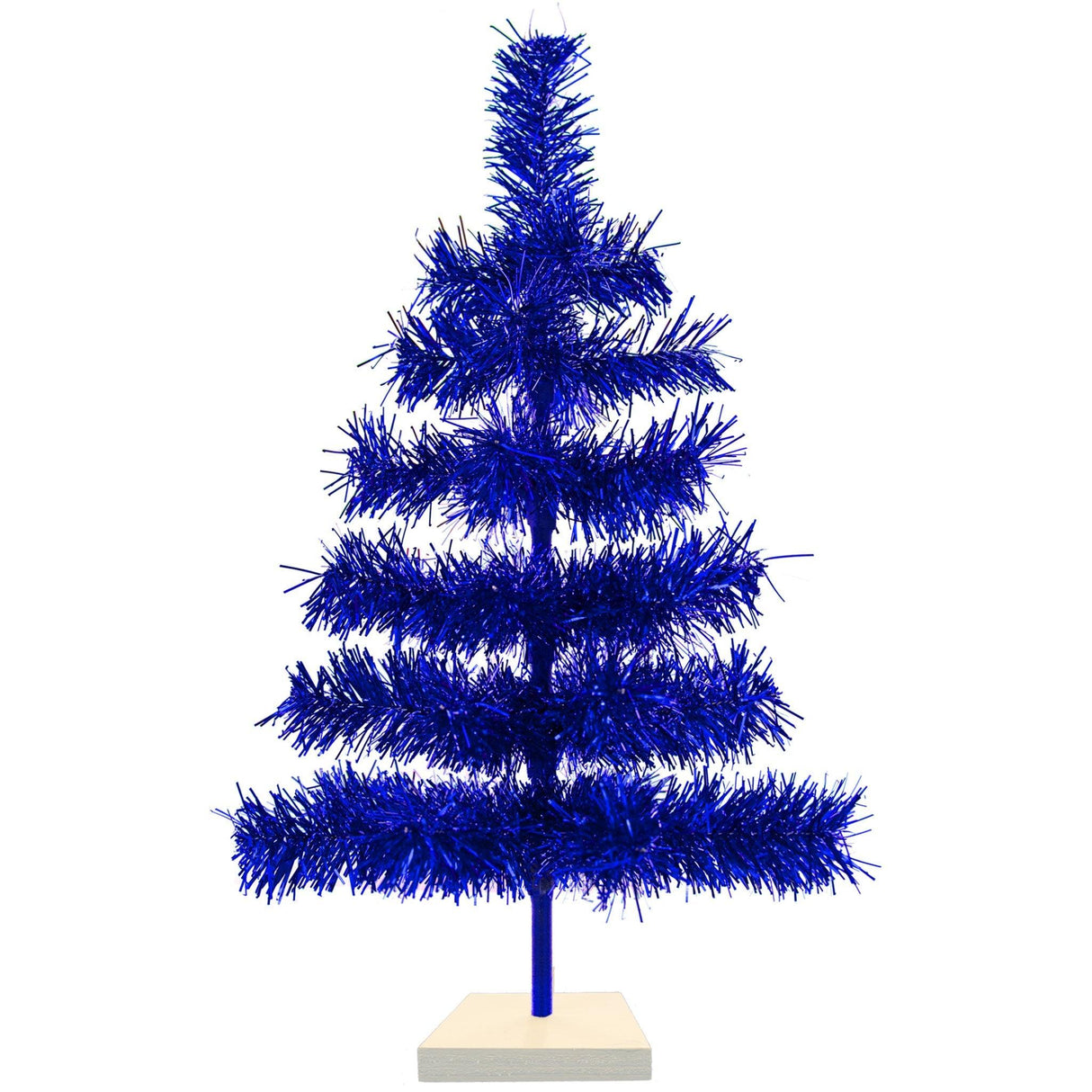 Blue Tinsel Christmas Tree from Lee Display