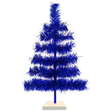 Blue Tinsel Christmas Tree from Lee Display
