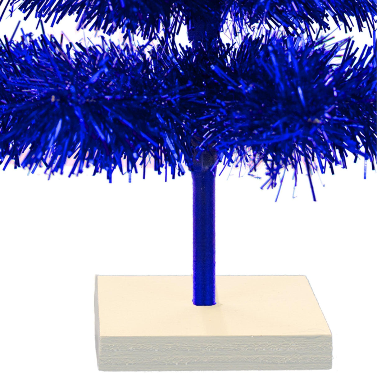 Blue Tinsel Christmas Tree from Lee Display