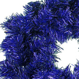 Blue Tinsel Christmas Wreaths from Lee Display