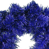 Blue Tinsel Christmas Wreaths from Lee Display