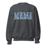 'Blue & White Chinoiserie 'Mama' Crewneck Sweatshirt from United Monograms