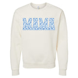 'Blue & White Chinoiserie 'Mama' Crewneck Sweatshirt from United Monograms