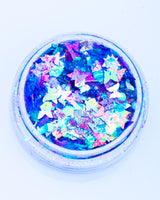 Mariah - Chunky Blue and Purple Butterfly Glitter from Lunautics