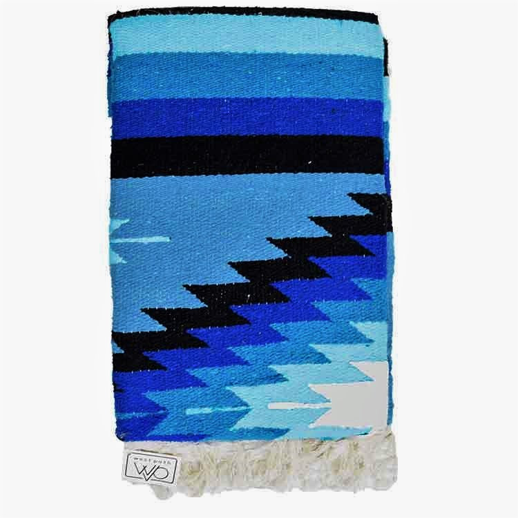 Blue Shades Diamond Blanket From West Path