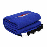 Ocean Blue Baja Thunderbird Blanket From West Path