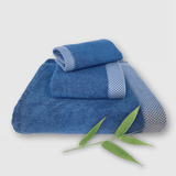 Bamboo 3 Piece Towel Set - Indigo from BedVoyage