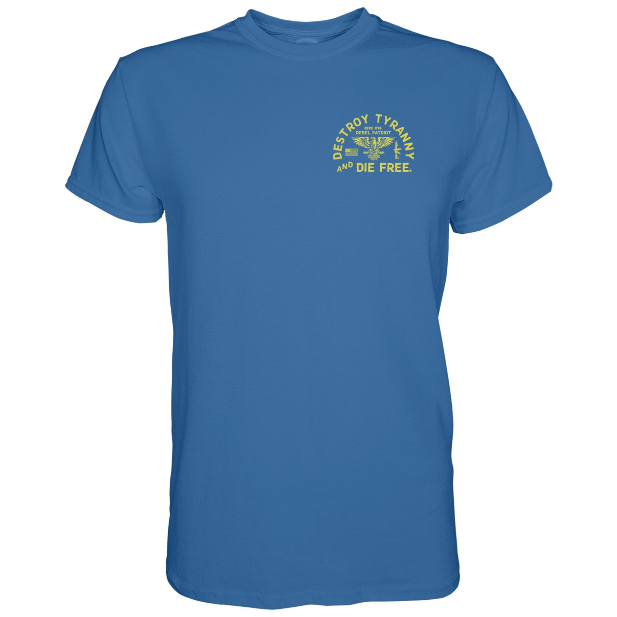 Destroy Tyranny and Die Free Men's T-Shirt From Combat Iron Apparel