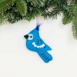 Felt Bluejay Ornament from Upavim Crafts
